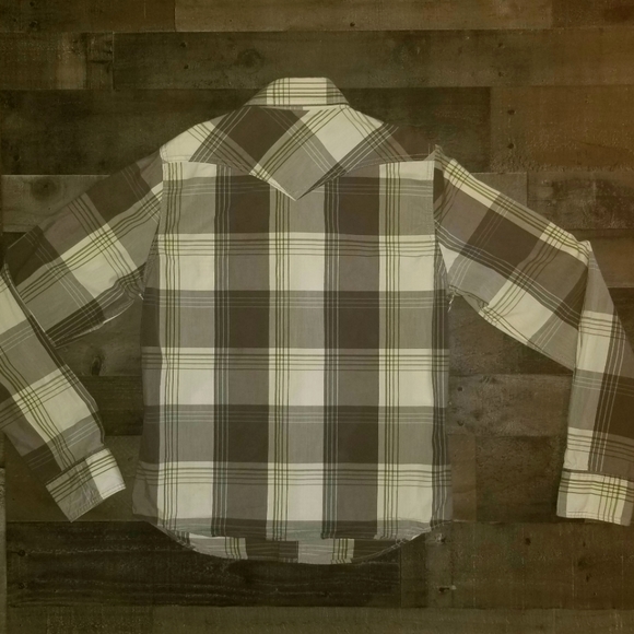 Hollister Pearl Snap Western Style Casual Buttondown Shirt - Picture 5 of 6